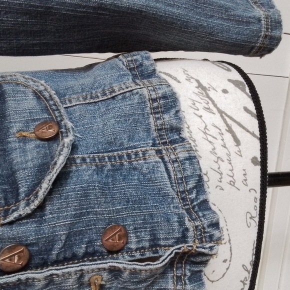 A line vintage denim jacket - Picture 3 of 6